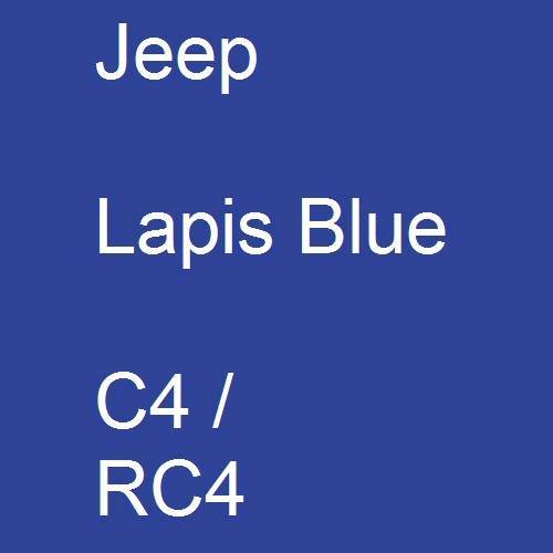 Jeep, Lapis Blue, C4 / RC4.